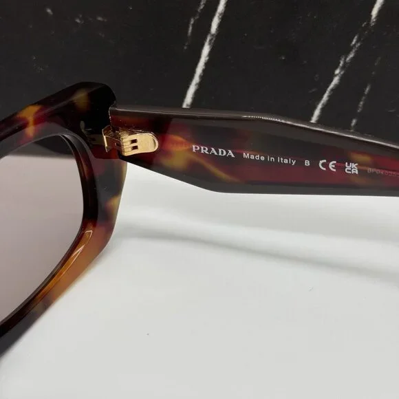 NEW PRADA PRB05S 22A20I WOMEN HAVANA SUNGLASSES SPR B05  display picture 1